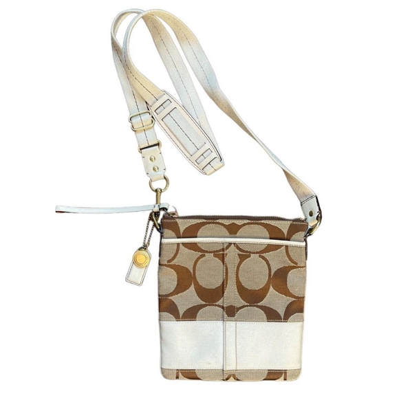 Coach Monogram Crossbody Bag - Picture 1 of 9